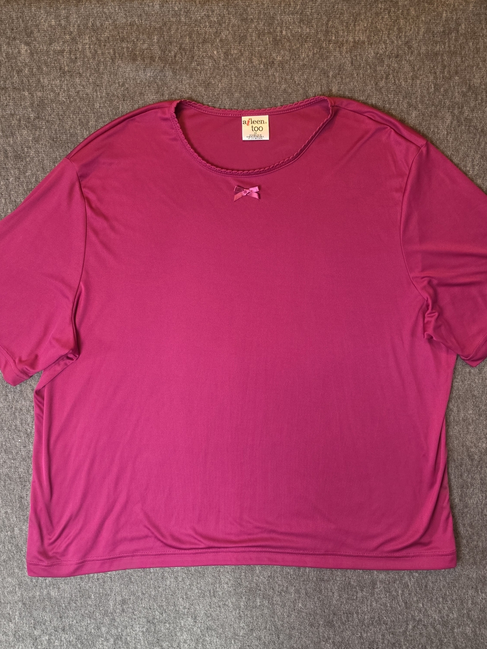 Aileen Too Vintage Blouse Womans 1X Fusia Grannycore Fairy Cottagecore Classic